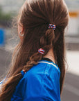 "Game Day" Red/Blue/White Hair Tie Bracelet