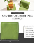 Olive Cocktail Napkins