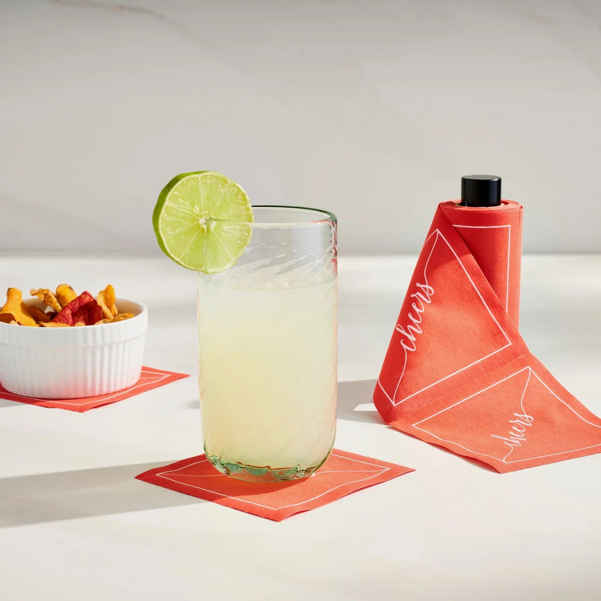 Black Cocktail Napkin Stand