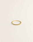 Gold Rings - Half Pave - White CZ