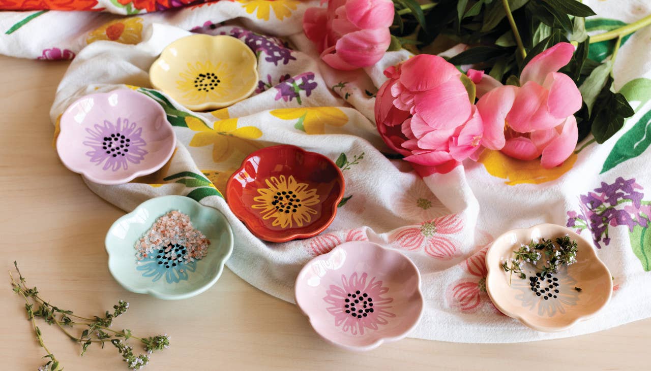 Flower Shaped Pinch Bowl - SOLD INDIVIDUALLY