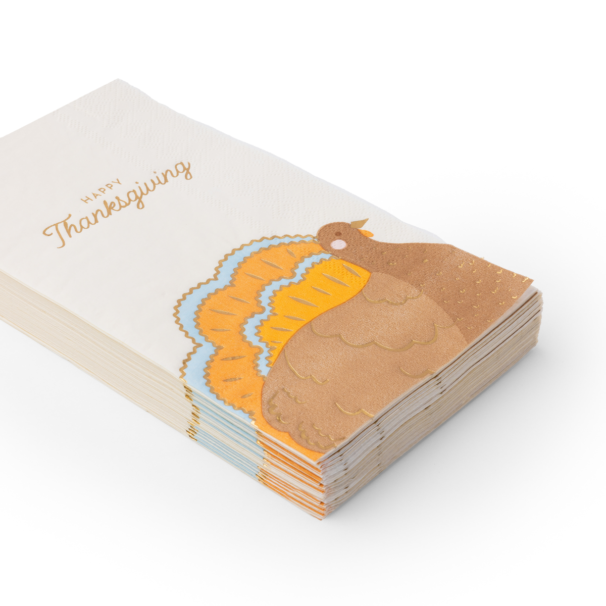 Charming Turkey Guest Towels – 20 ct | Thanksgiving Napkins for Fall Entertaining