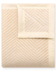Harborview Herringbone Cream Blanket