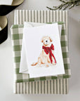 Festive pup mini enclosure notecard