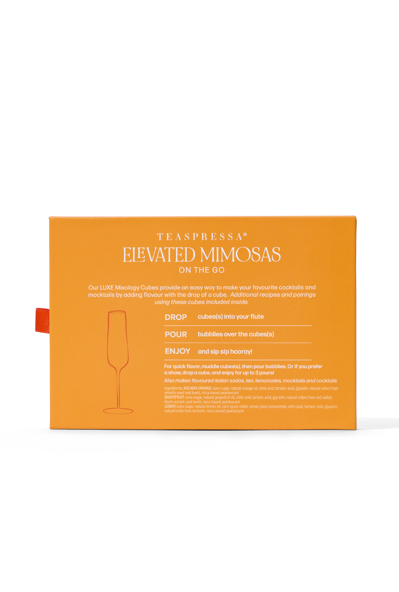 Passport to: Mimosa Kit (Limited Edition) – Flavored Sugar Cubes &amp; Recipe Cards