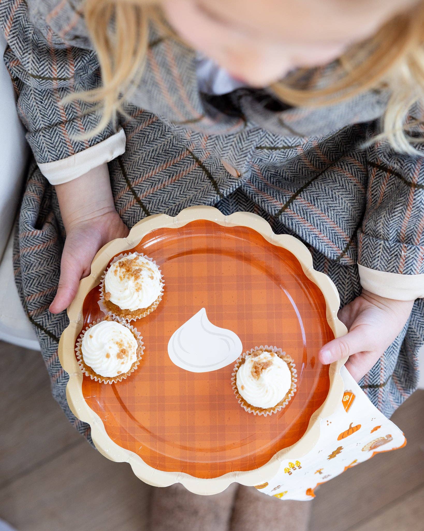 Pie Dessert Plate | Thanksgiving Party Table Decor