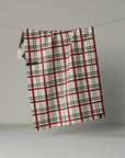 Ribbon Pines - Geometry LUXE Double-Sided Kitchen Tea Towel - Holiday 2026