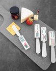 4-Piece Mahjong Bamboo Charm Resin Cheese Spreader