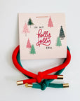 Holiday Thank You Gift Christmas Hair Tie Stocking Stuffers