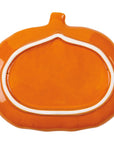Small Orange Pumpkin Plate