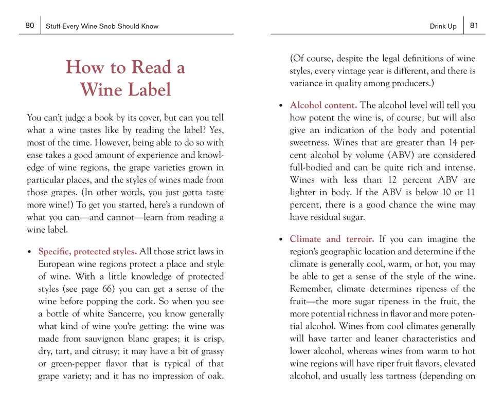 Stuff Every Wine Snob Should Know By Melissa Monosoff