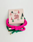 Holiday Thank You Gift Christmas Hair Tie Stocking Stuffers