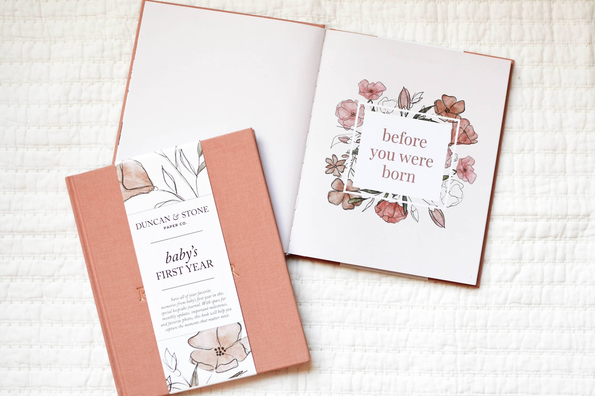 Baby's First Year Memory Book &amp; Photo Album | Mother's Day