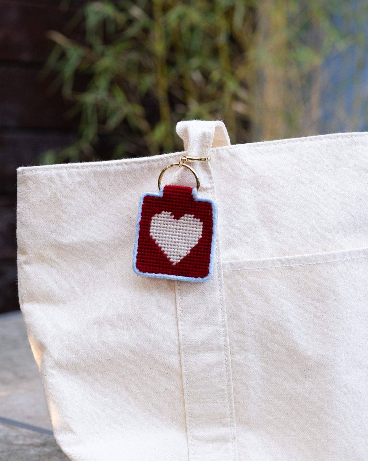 Needlepoint Keychain Bundle - Includes 8 each style + Display