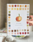 Autumn watercolor workbook
