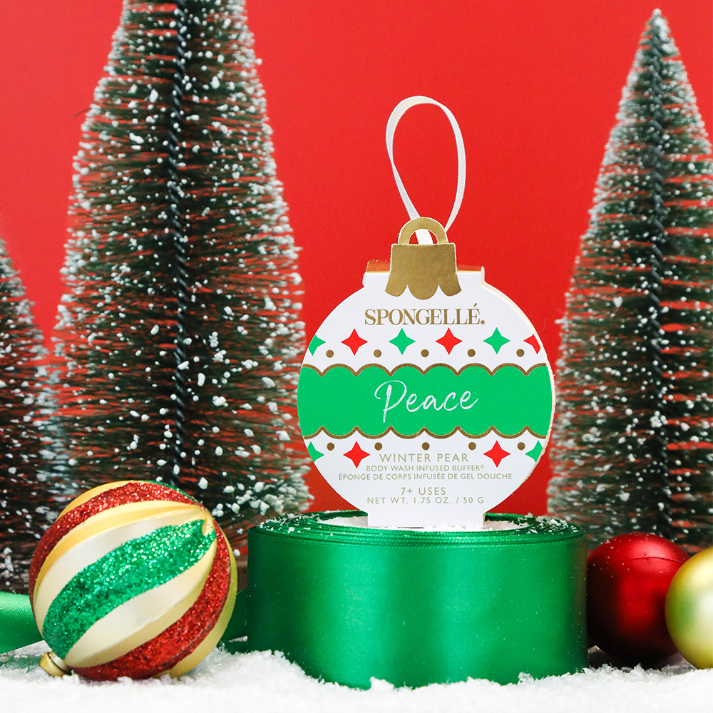 Peace - Winter Pear Holiday Ornament Buffer Christmas Decor