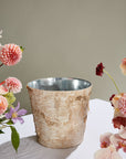 Birch Pot with Zinc