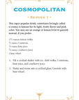 Vodka: Coctail Cards A-Z