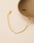 Small Link Chain Bracelet - 18k Gold Plated