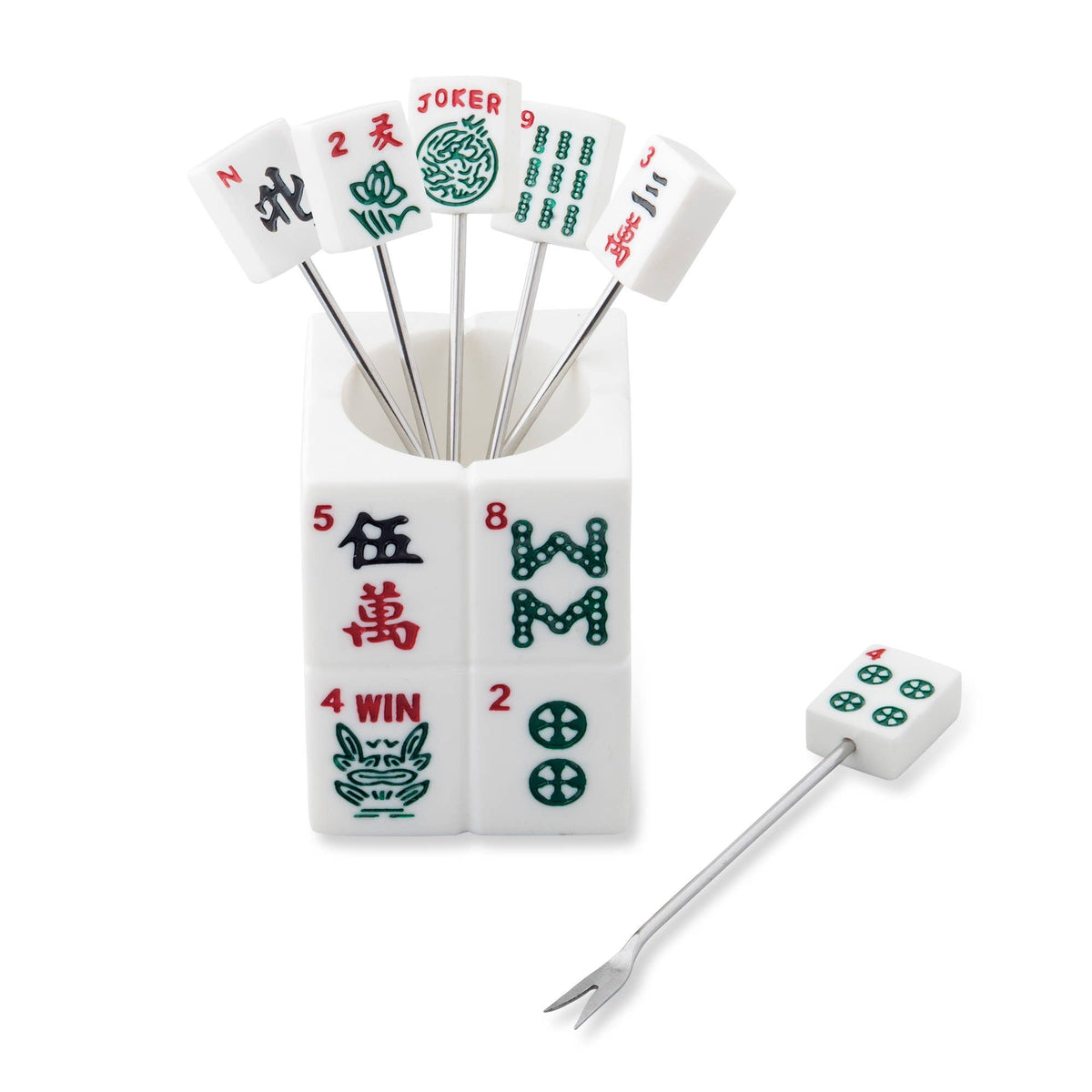 7-Piece MahJong Cocktail Pick Set