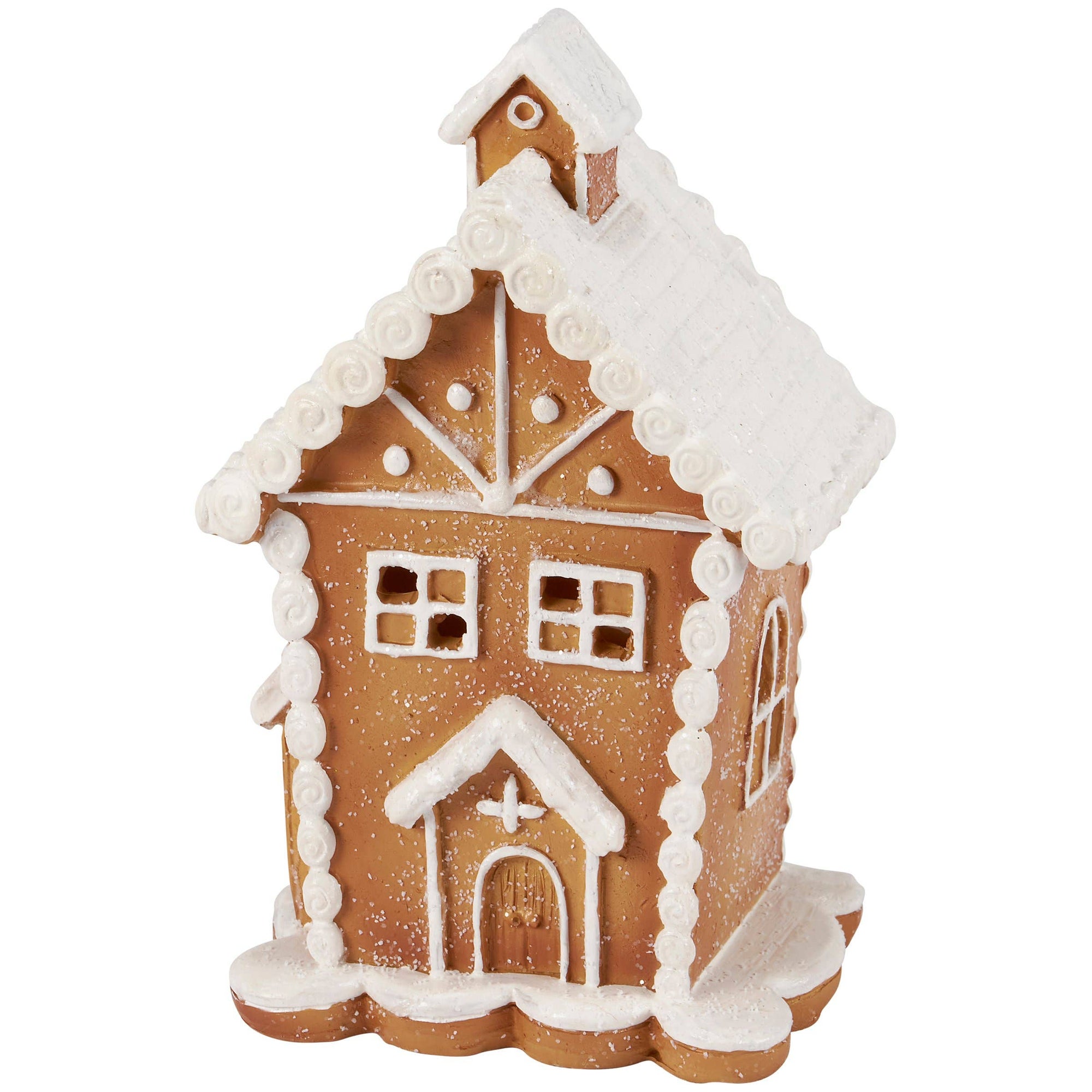 Lighted Iced Gingerbread Figurine