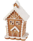 Lighted Iced Gingerbread Figurine