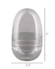 Sole Terrarium, Glass – Oval
