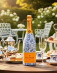 Beau Bottles Grandmillenial Blue Floral - Champagne Collection