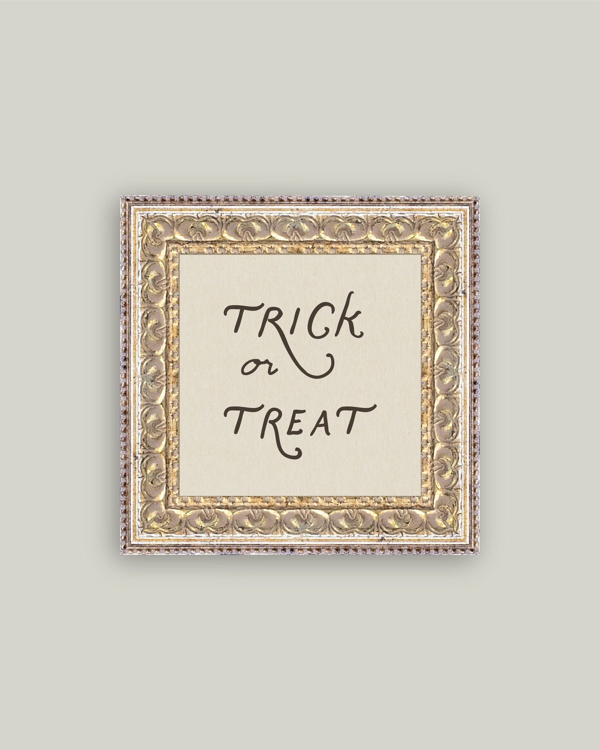 Vintage Trick or Treat - 9x9