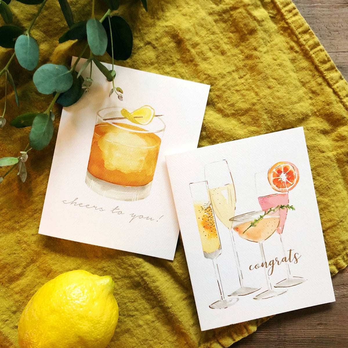 Whiskey Cheers Greeting Card | Birthday &amp; Congrats Card