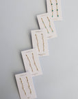 Gemstone Chain Drop Earring - White Opal
