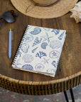 Seashells Spiral Notebook
