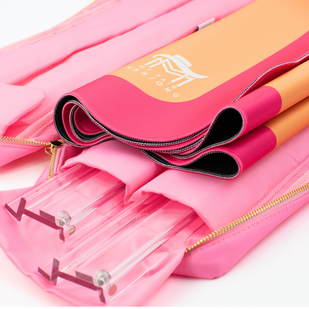 Mahjong Rack Bag  Pink/Orange