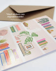 Sticker Scene Card - Shelfie