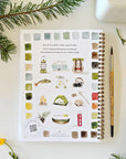 Camping watercolor workbook