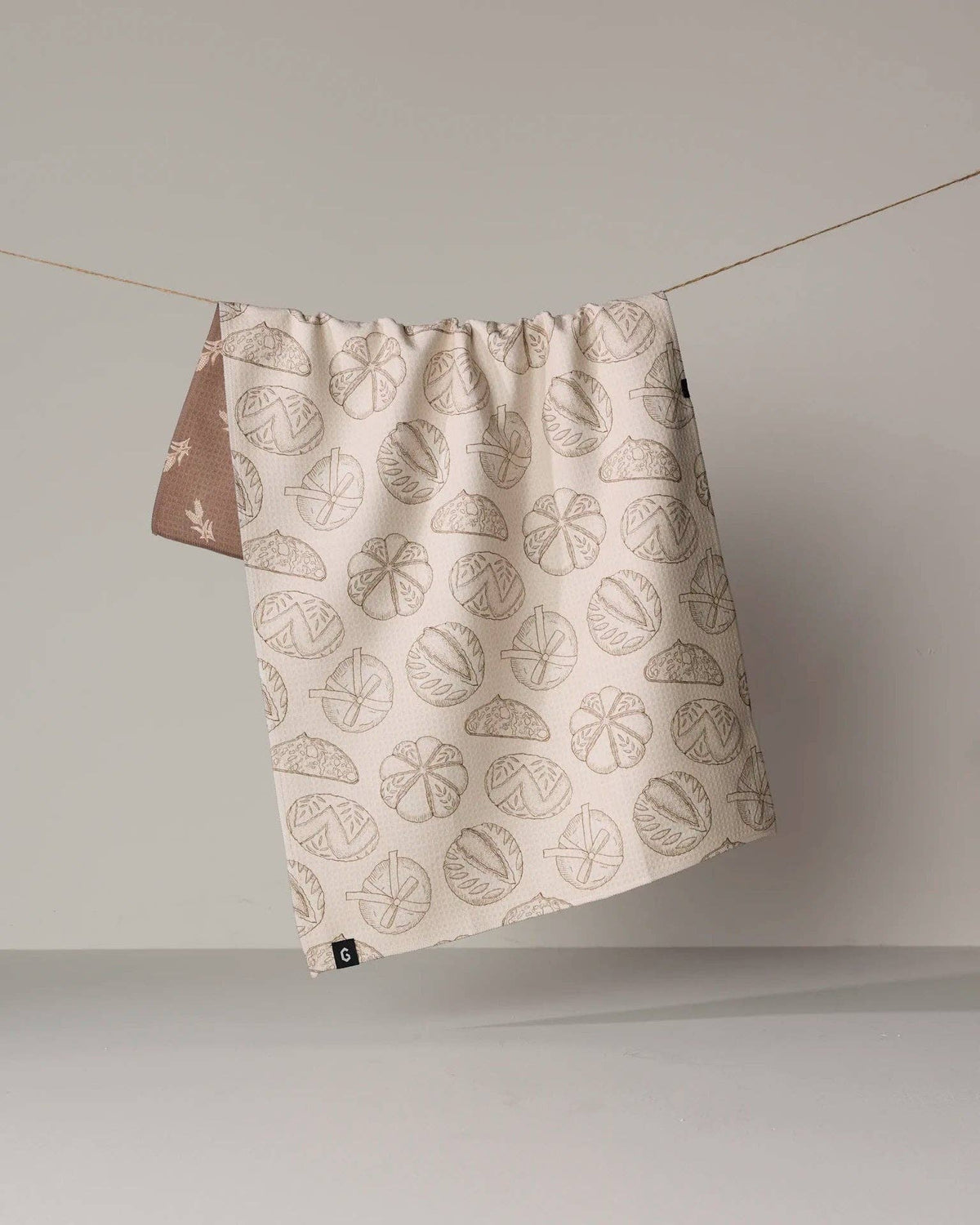 Sourdough Harvest Luxe Kitchen Geometry Towel