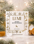 Holiday Butter Caramels – White Box, 2 oz