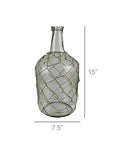 Conde Longneck Glass Bottle with Cane – Medium