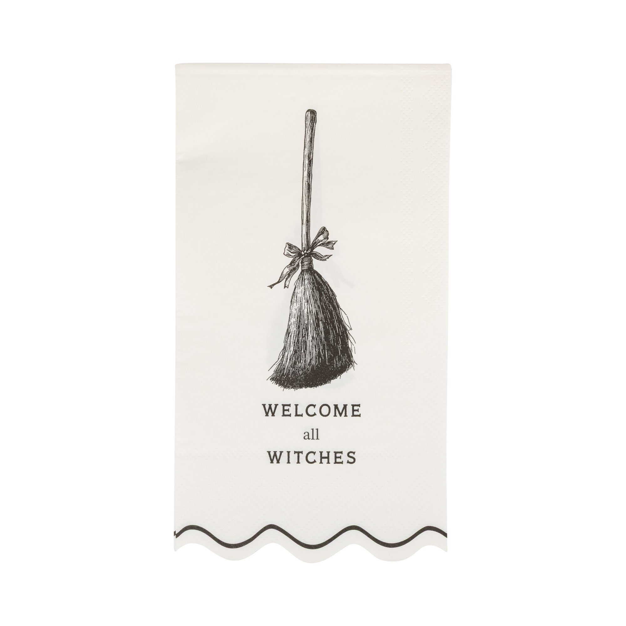 Welcome Witches Dinner Napkin Set | Halloween Party Table Decor