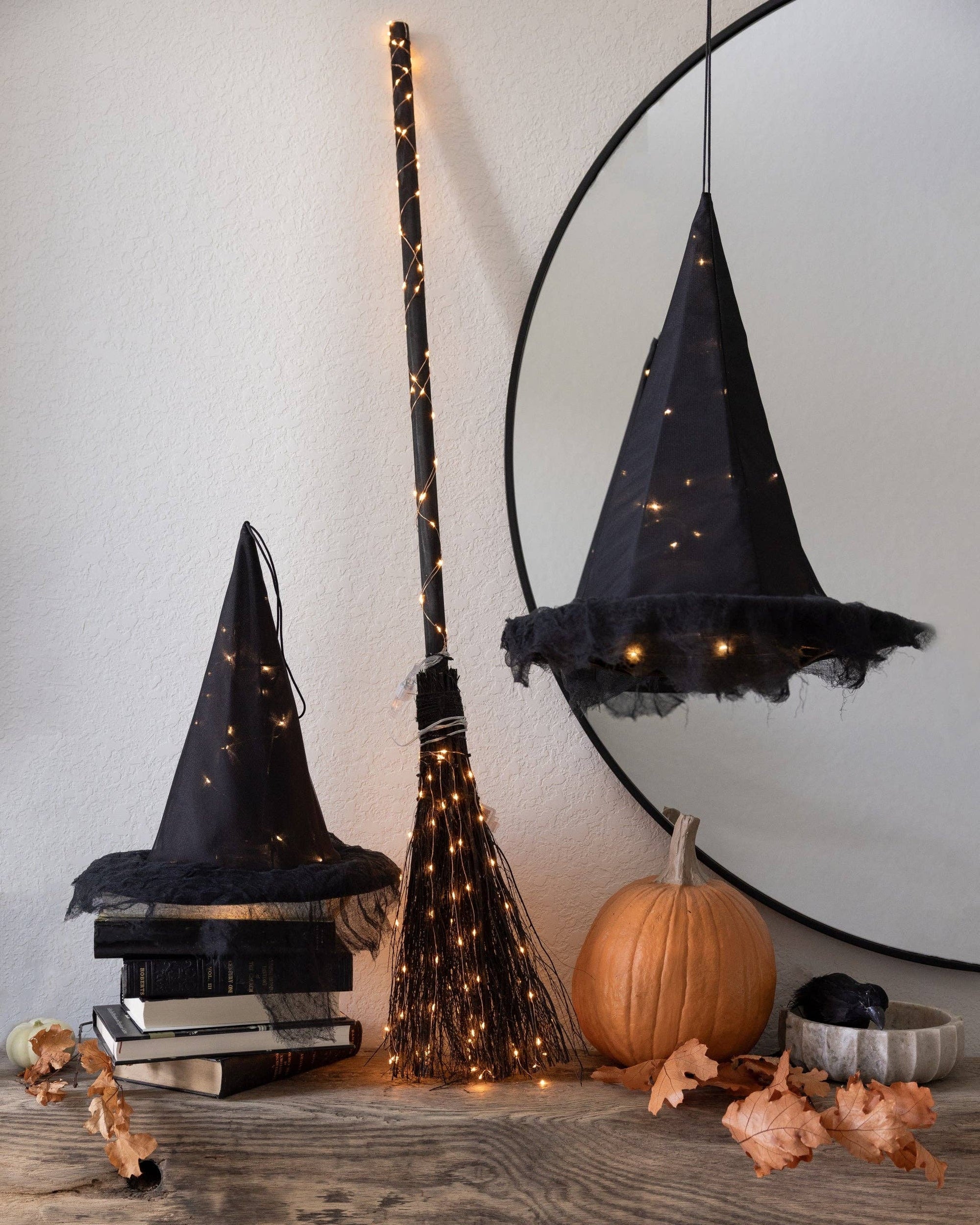 Light Up Witch Hat Halloween Decor | Spooky Party Decoration