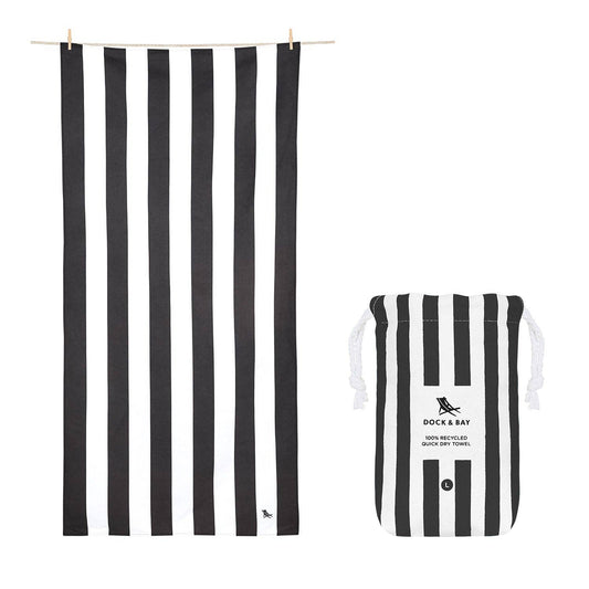 Dock & Bay Quick Dry Towels - Cabana - Kamari Charcoal