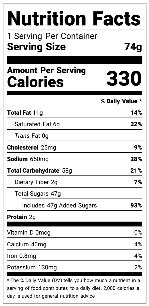 Holiday Salted Caramel Snack Bag