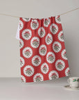 Merry Mistletoe -Geometry Kitchen Tea Towel