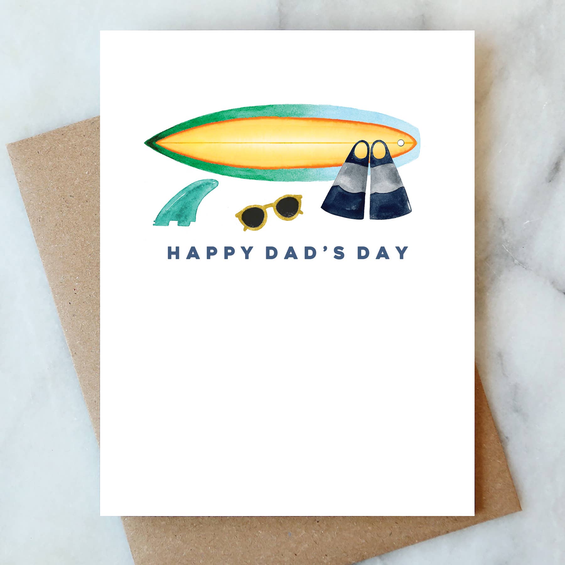 Surfer Dad Greeting Card | Father's Day &amp; Seasonal Card
