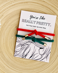 Really Pretty Double Elastic Hair Tie - Hair Accessory Card