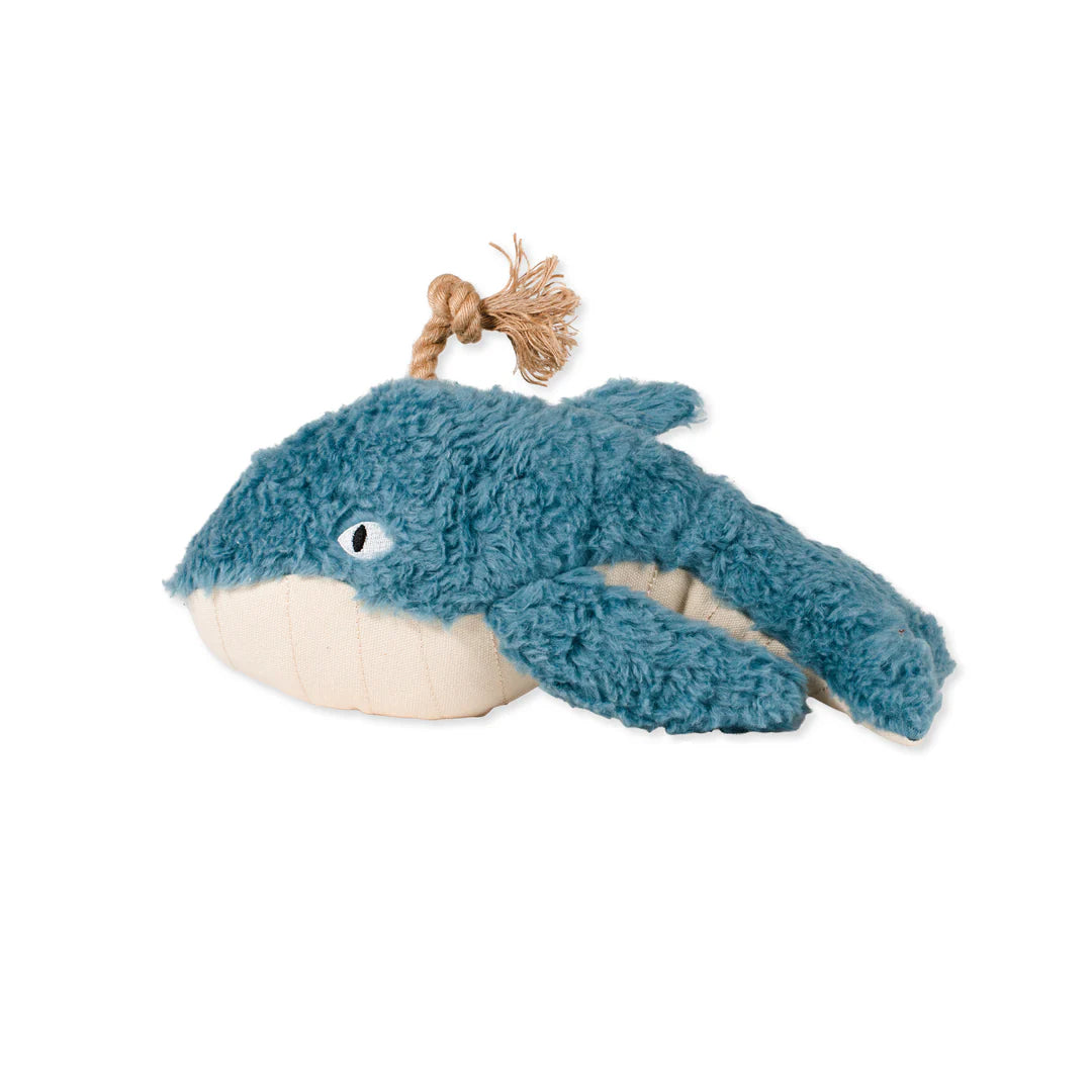 OH WHALE EARTH FRIENDLY DOG TOY