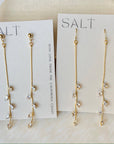 GRACIE DANGLES | gold | dainty vine earrings