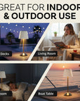 Bell + Howell Rechargeable Solar Touch Control LED T. Lamp