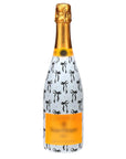 Beau Bottles Grandmillennial Black Bow- Champagne Collection