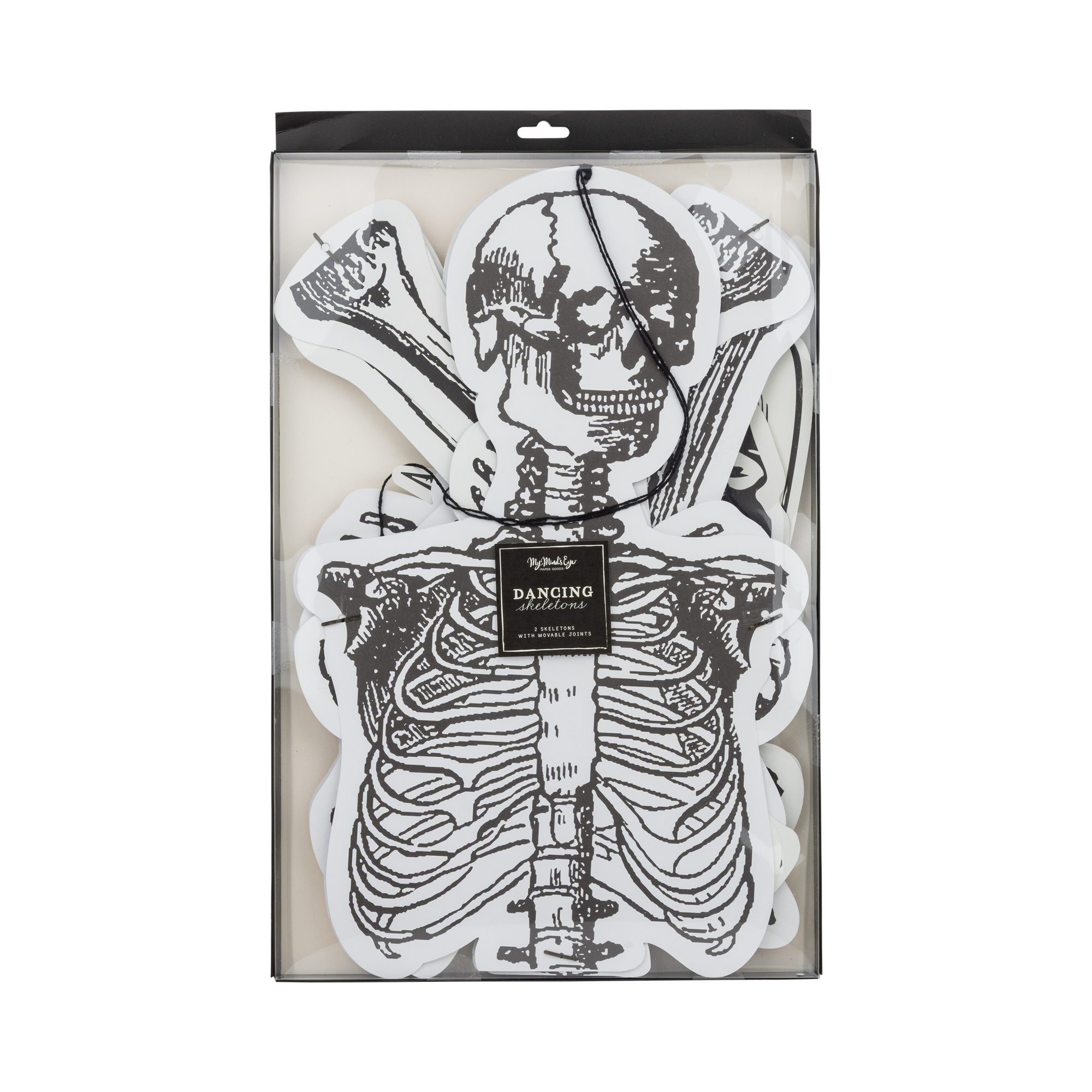 Large Paper Skeleton Set | 5 Foot Halloween Party Decor